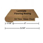 Nosing for laminate