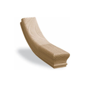 End Cap with Up Easing - Colonial 6010 Handrail Fitting