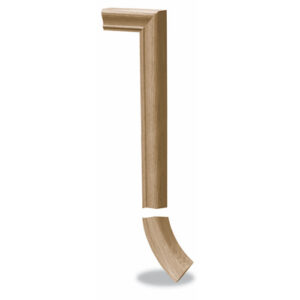 4 RISE Goose Neck Straight With Loose Up Easing – Colonial 6010 Handrail Fitting