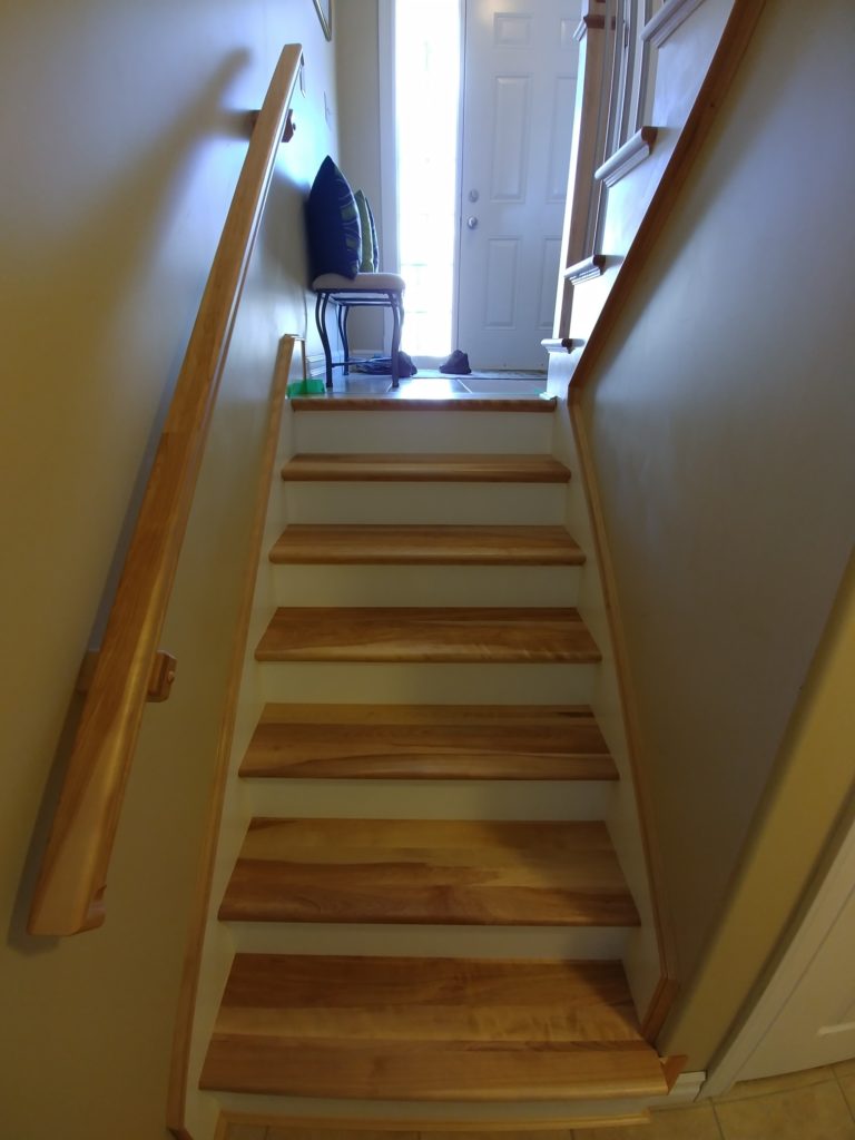 Solid Hardwood Stair Treads