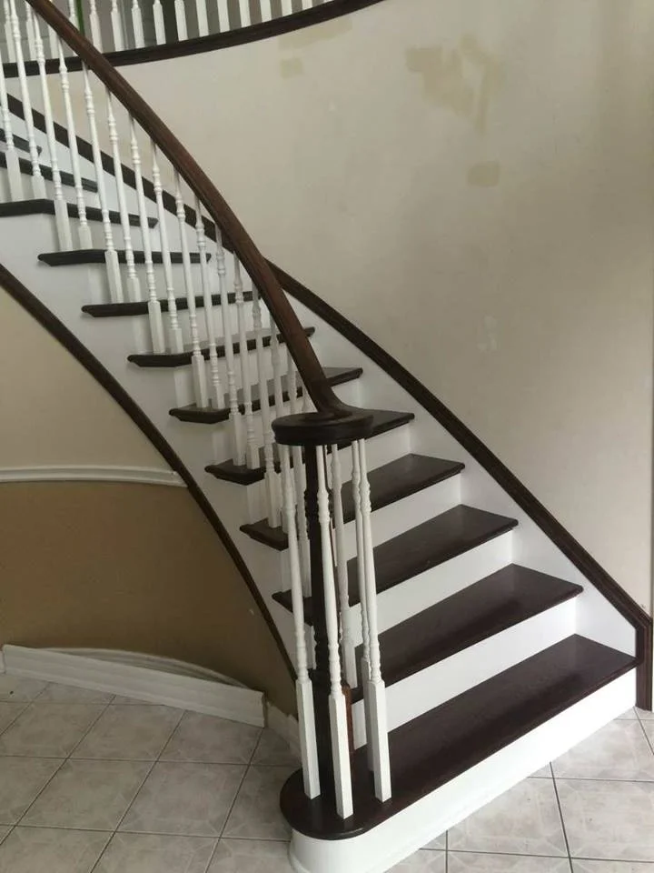 Curved Staircase completed by Scotia Stairs Limited